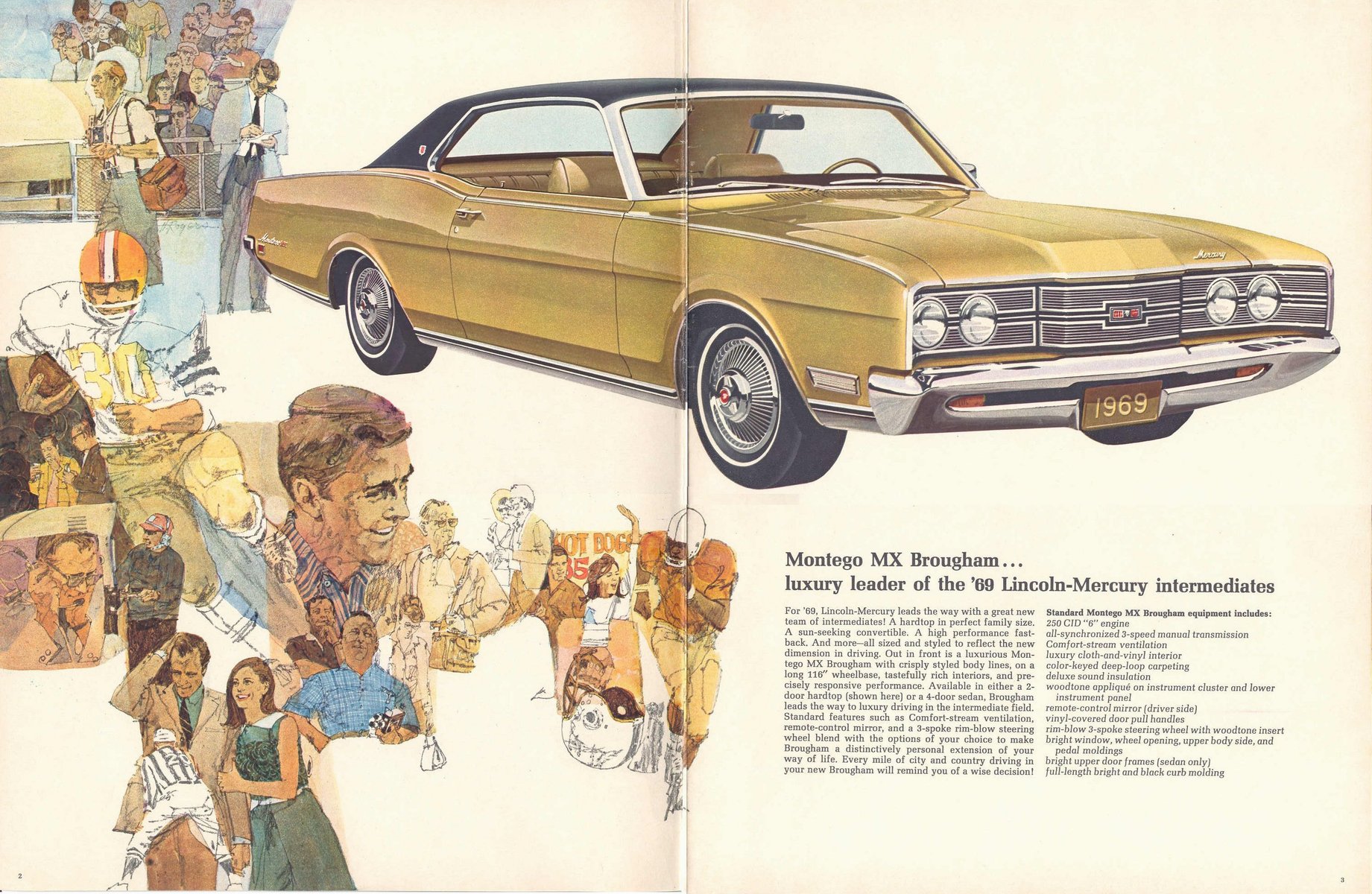 1969 Mercury Montego Brochure Page 3